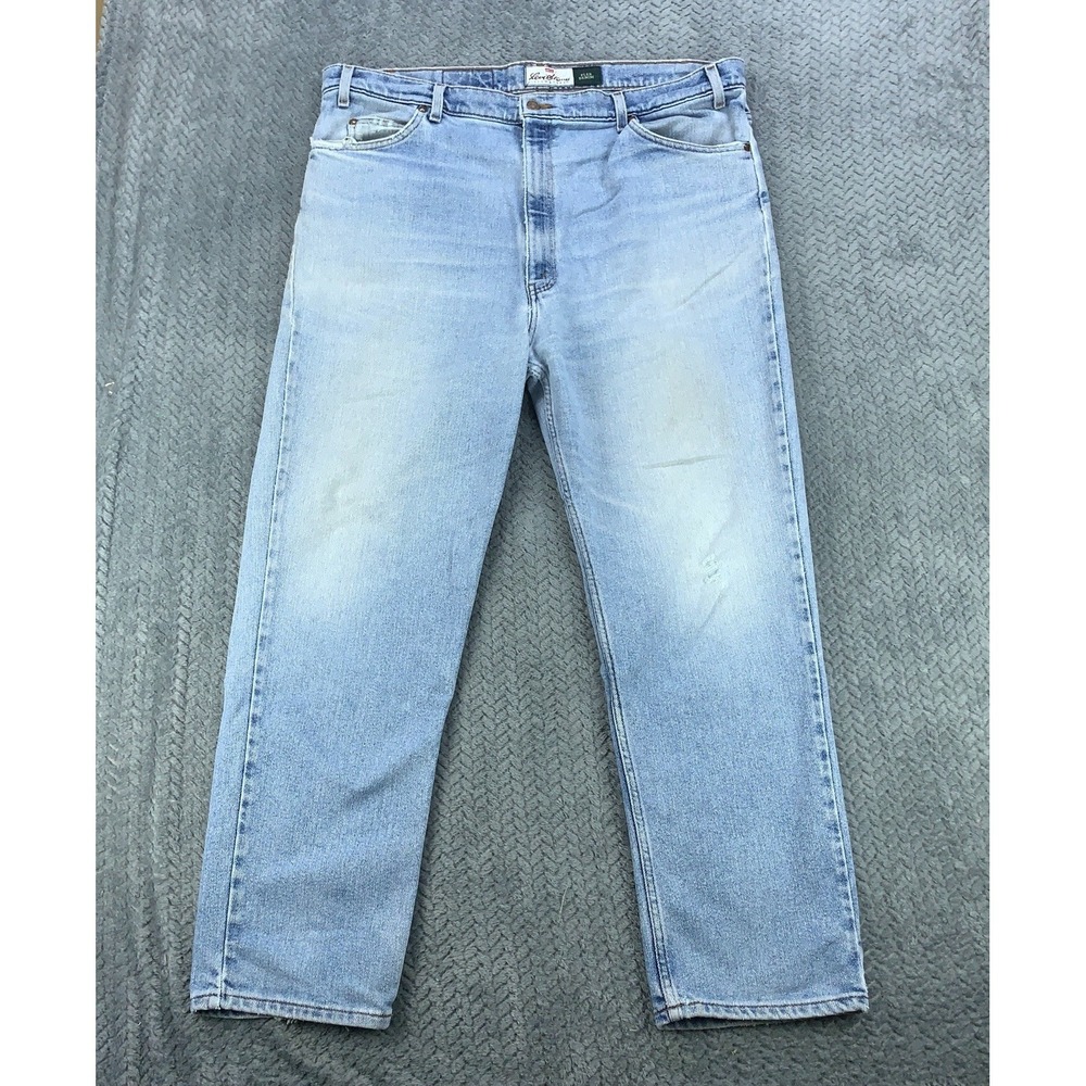 Vintage Levi's Y2K 540‎ Signature Relaxed Flex Jeans Brown Tab Men's 42x30